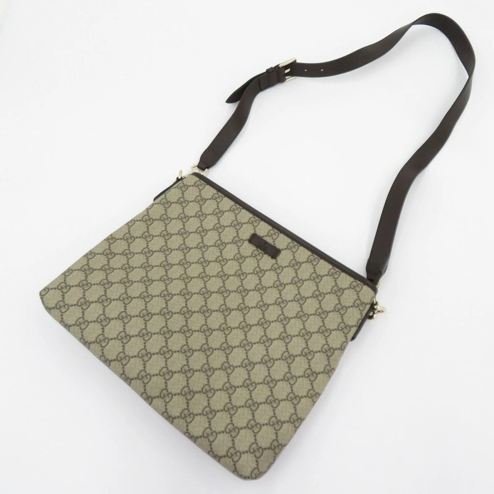 Gucci GG Supreme Shoulder Bag Beige Cream